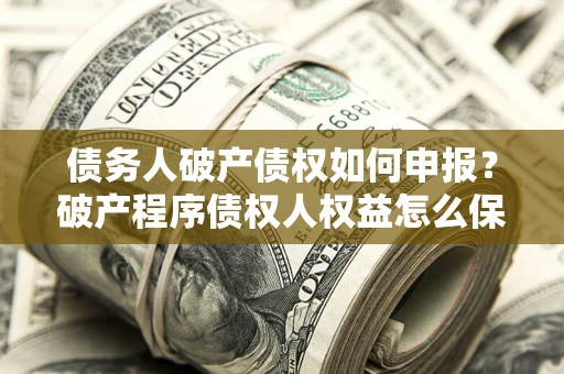 武汉债务人破产债权如何申报？破产程序债权人权益怎么保障？