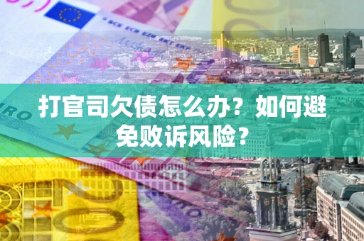 武汉打官司欠债怎么办？如何避免败诉风险？