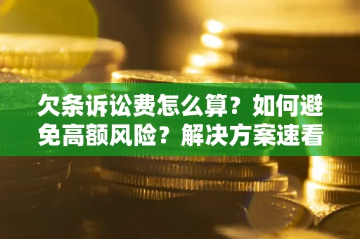 武汉欠条诉讼费怎么算？如何避免高额风险？解决方案速看！