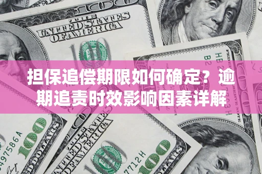 武汉担保追偿期限如何确定？逾期追责时效影响因素详解