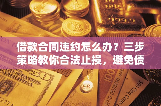 武汉借款合同违约怎么办？三步策略教你合法止损，避免债务危机升级