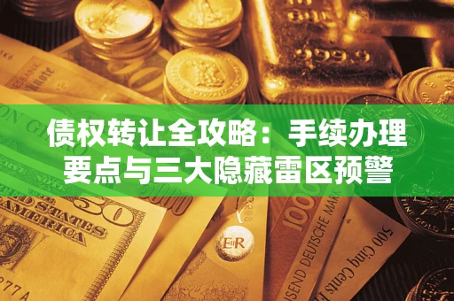 武汉债权转让全攻略：手续办理要点与三大隐藏雷区预警